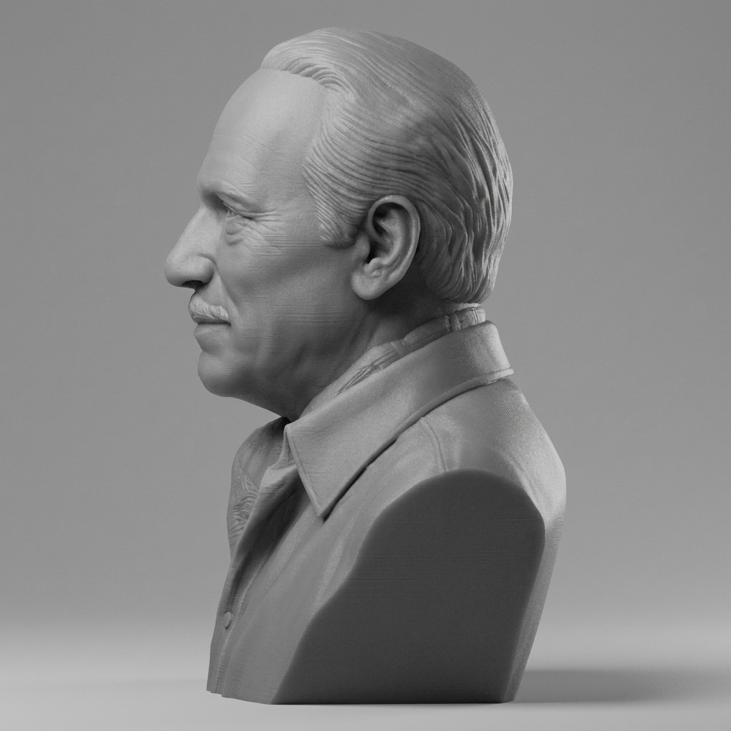 Laurence Olivier 3D Printable Bust 3D Model