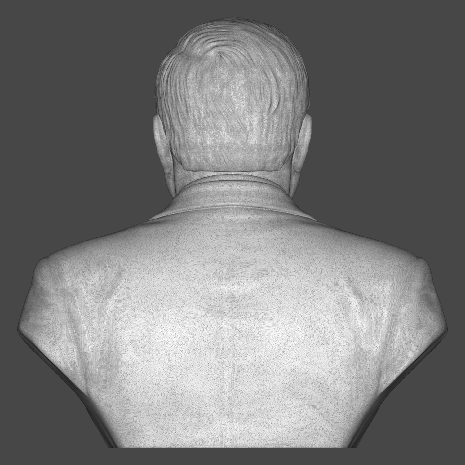 Lech Walesa 3D Printable Bust 3D Model