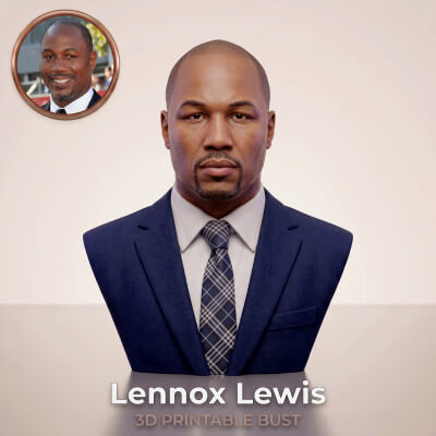 Lennox Lewis Boxing Champion Bust