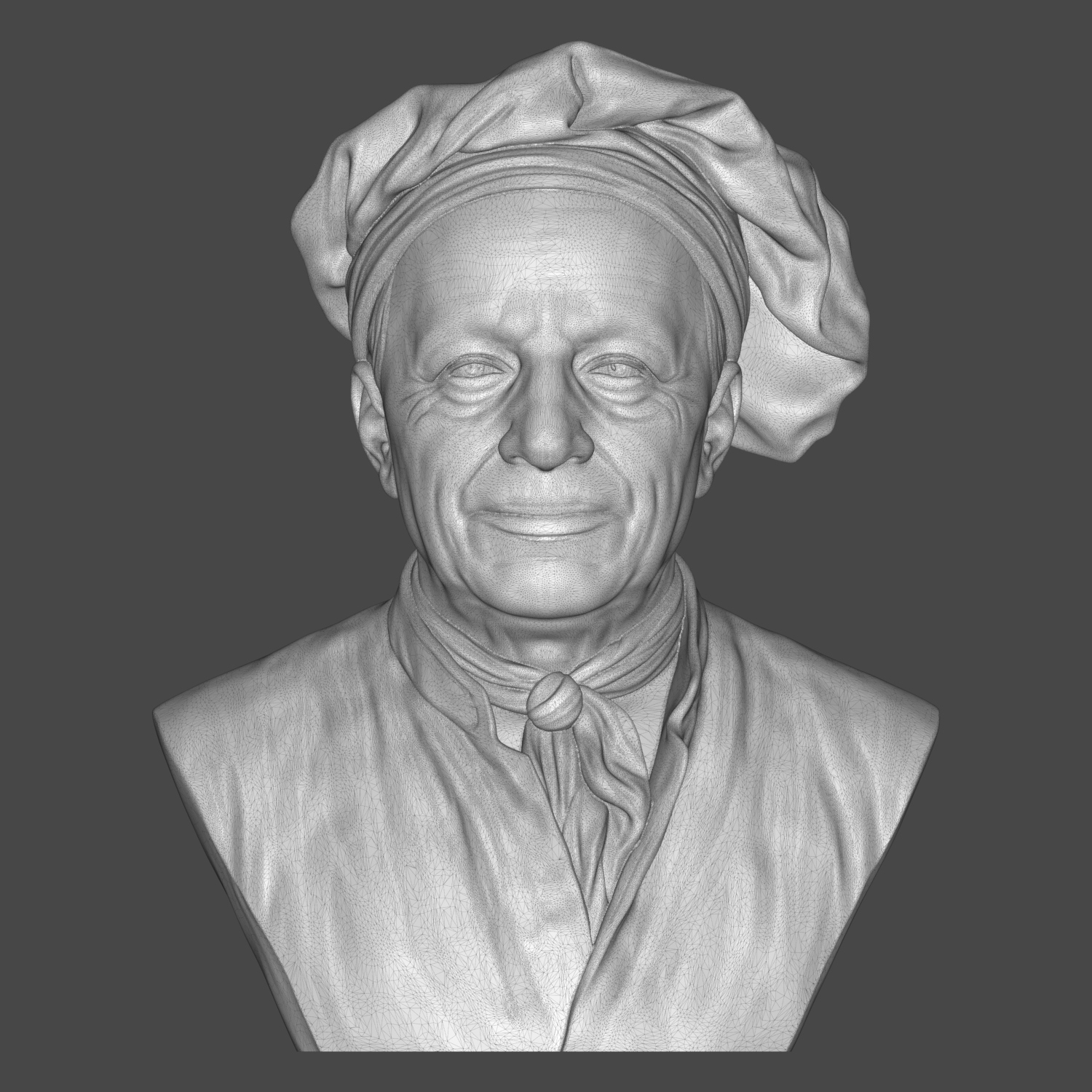Leonhard Euler 3D Printable Bust 3D Model