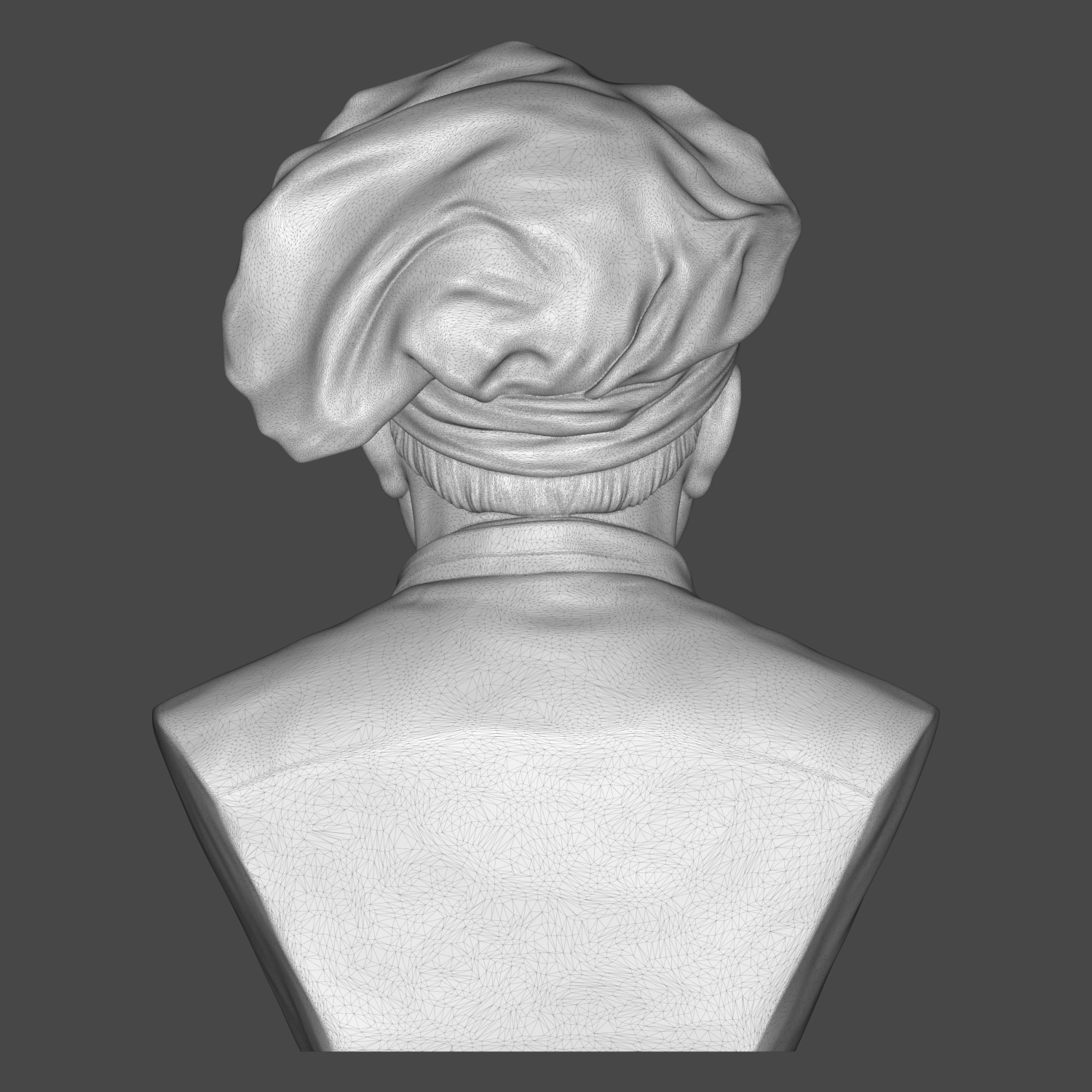 Leonhard Euler 3D Printable Bust 3D Model