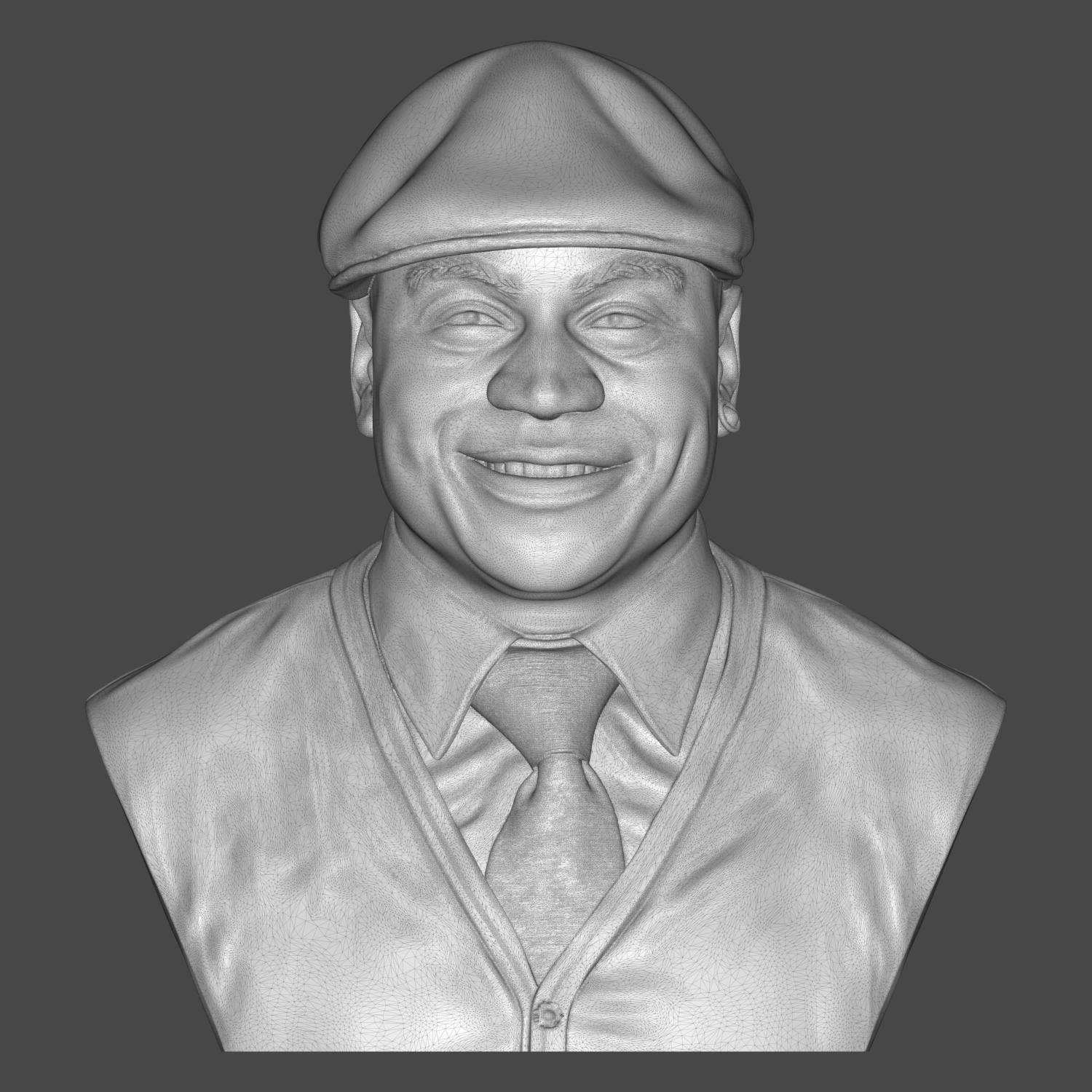LL Cool J 3D Printable Bust 3D Model