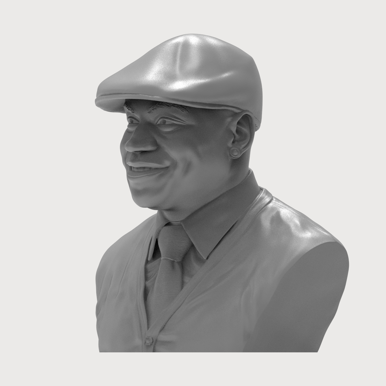 LL Cool J 3D Printable Bust 3D Model