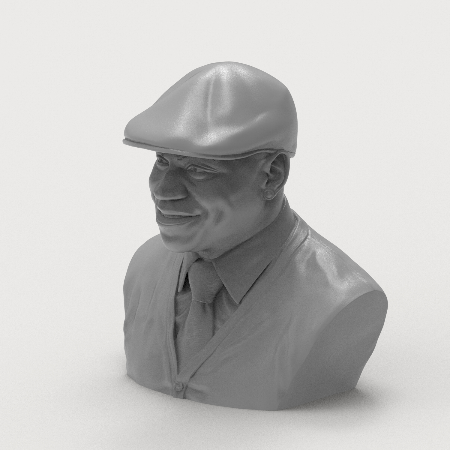 LL Cool J 3D Printable Bust 3D Model