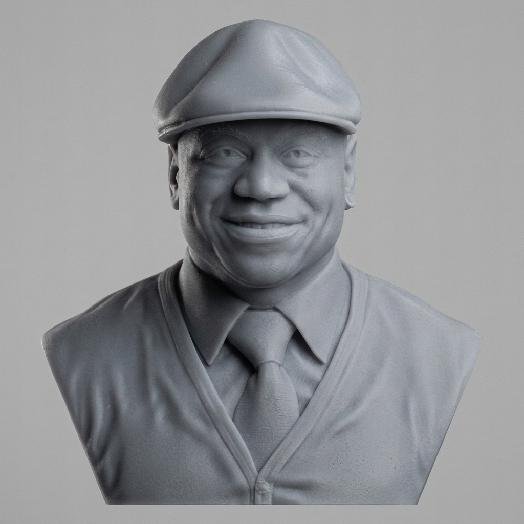 LL Cool J 3D Printable Bust 3D Model