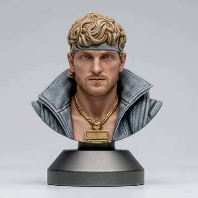 Logan Paul 3D-Printable Bust