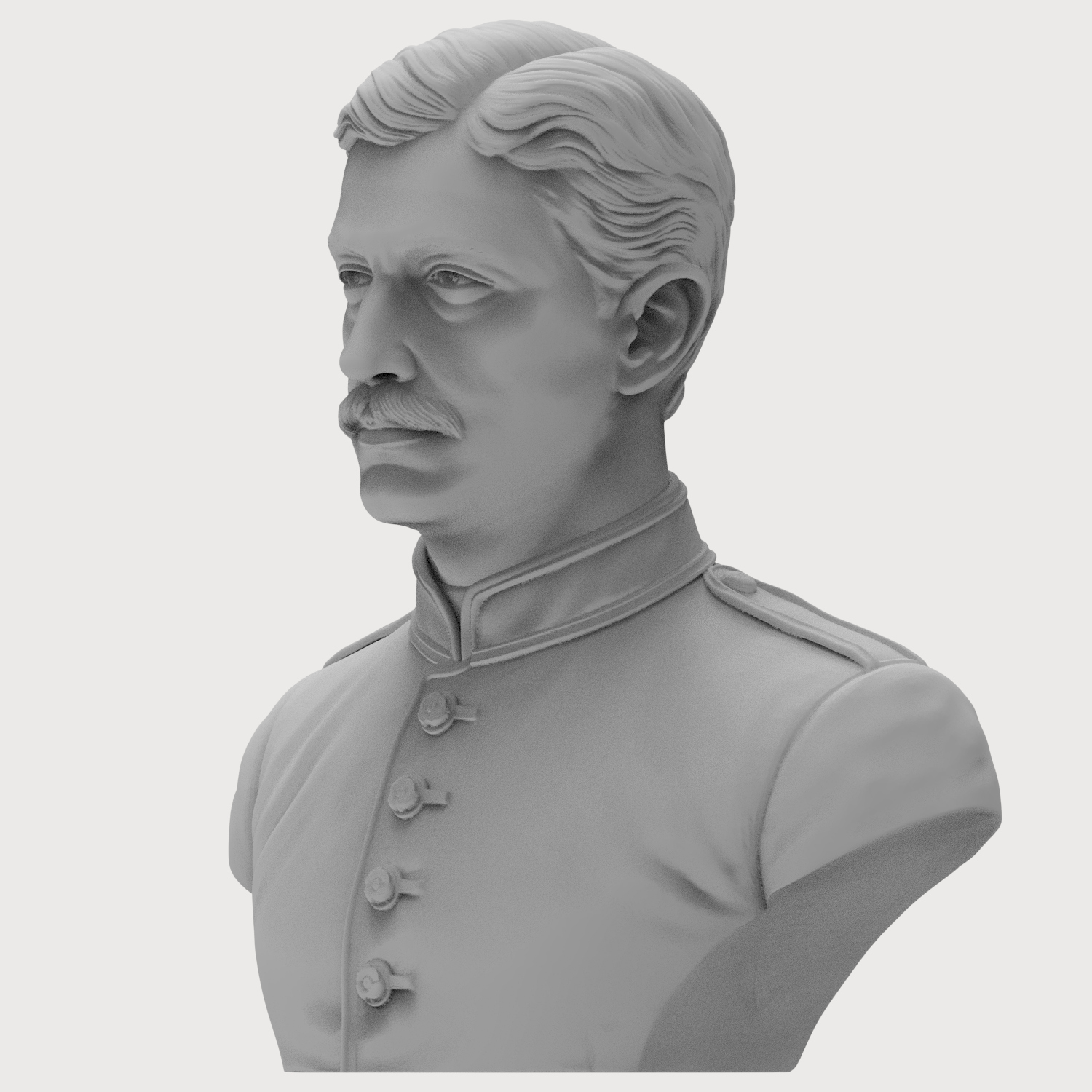 Louis-Napol&eacuteon 3D Printable Bust 3D Model