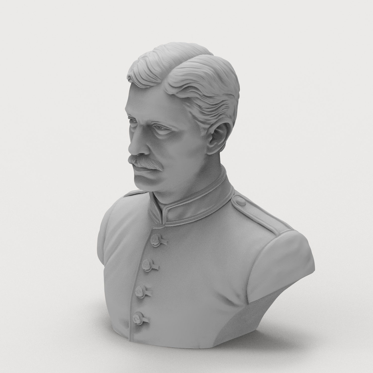 Louis-Napoléon 3D Printable Bust 3D Model
