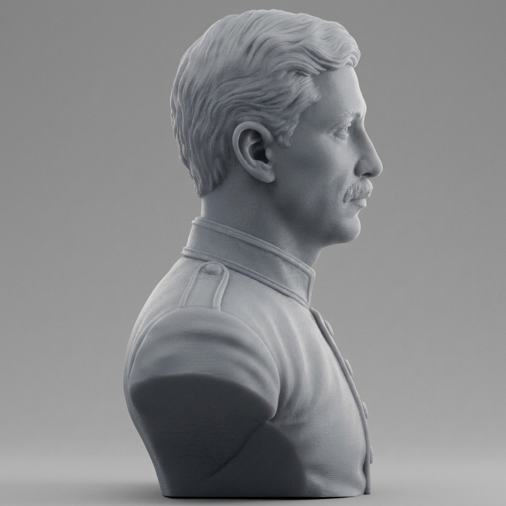 Louis-Napoléon 3D Printable Bust 3D Model