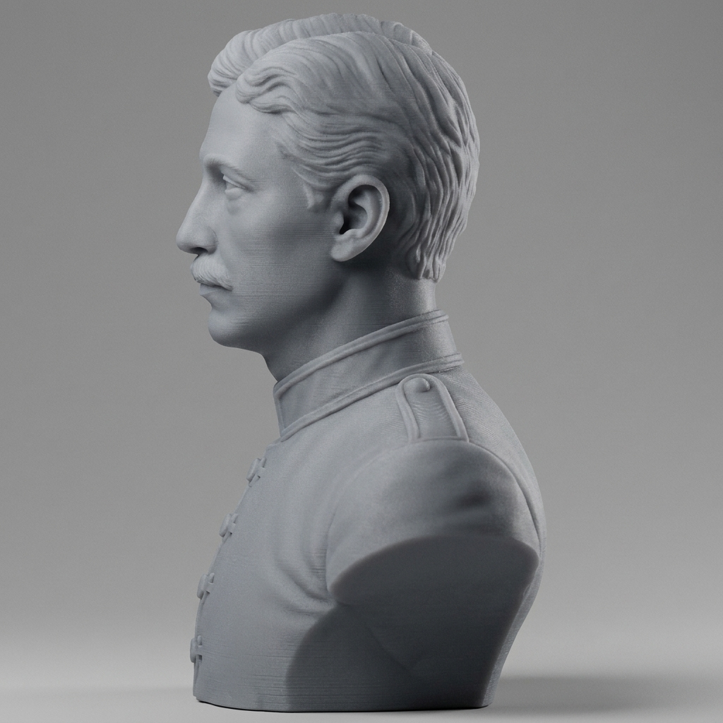 Louis-Napoléon 3D Printable Bust 3D Model