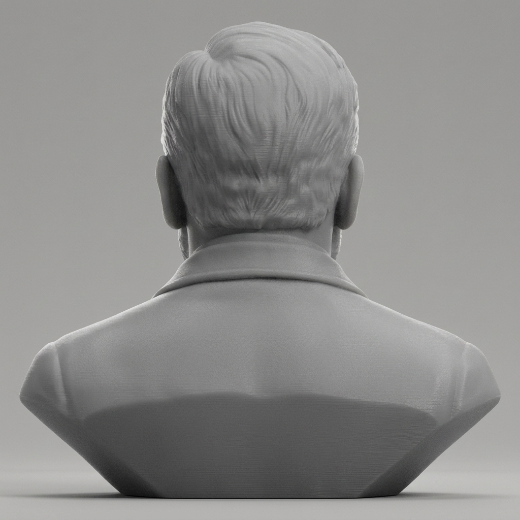 Louis Pasteur 3D Printable Bust 3D Model