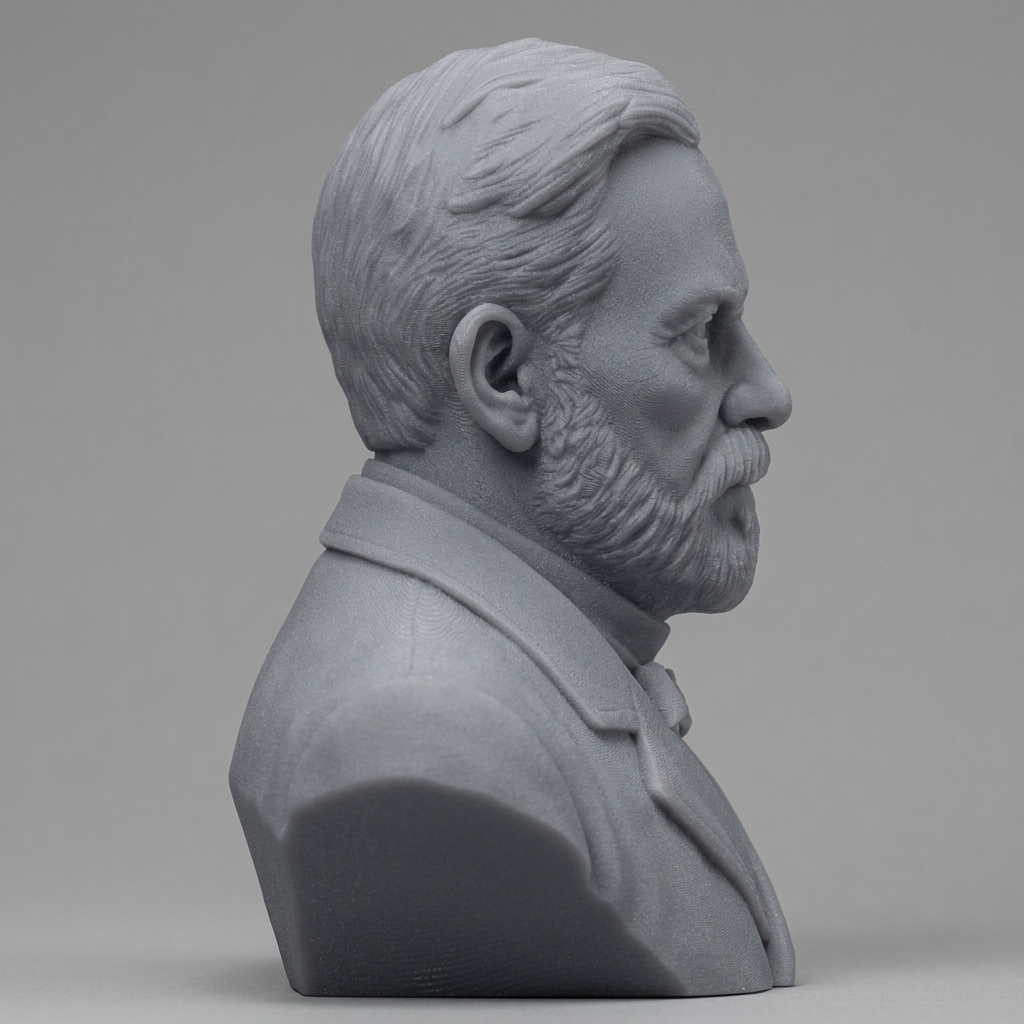 Louis Pasteur 3D Printable Bust 3D Model