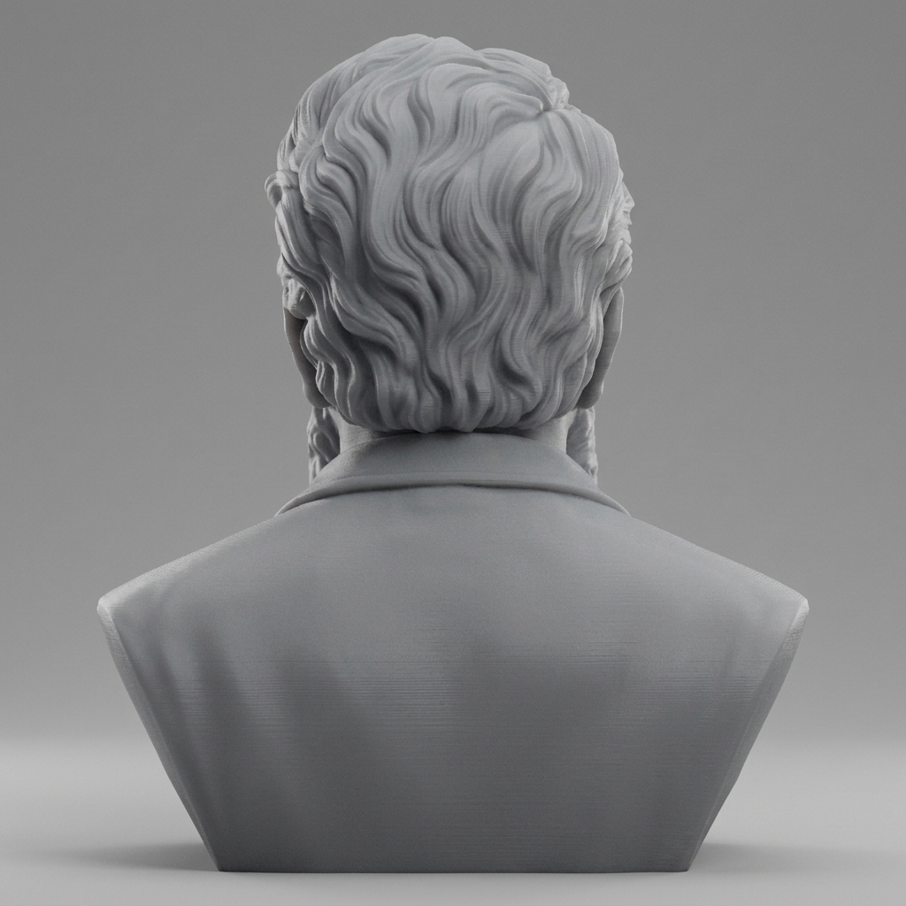 Ludwig Boltzmann 3D Printable Bust 3D Model