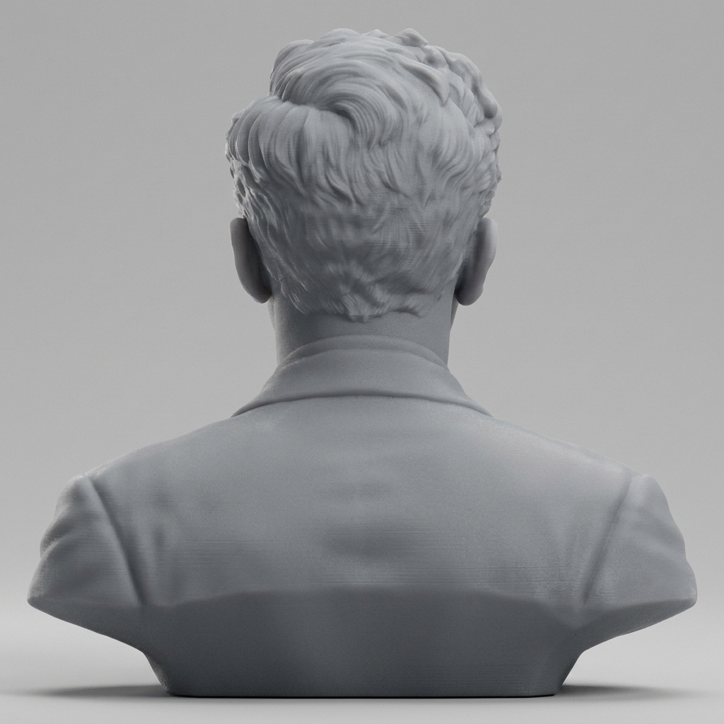 Ludwig Wittgenstein 3D Printable Bust 3D Model