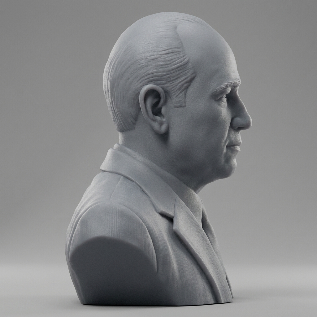 Lyndon B. Johnson Lbj Bust 3D Model
