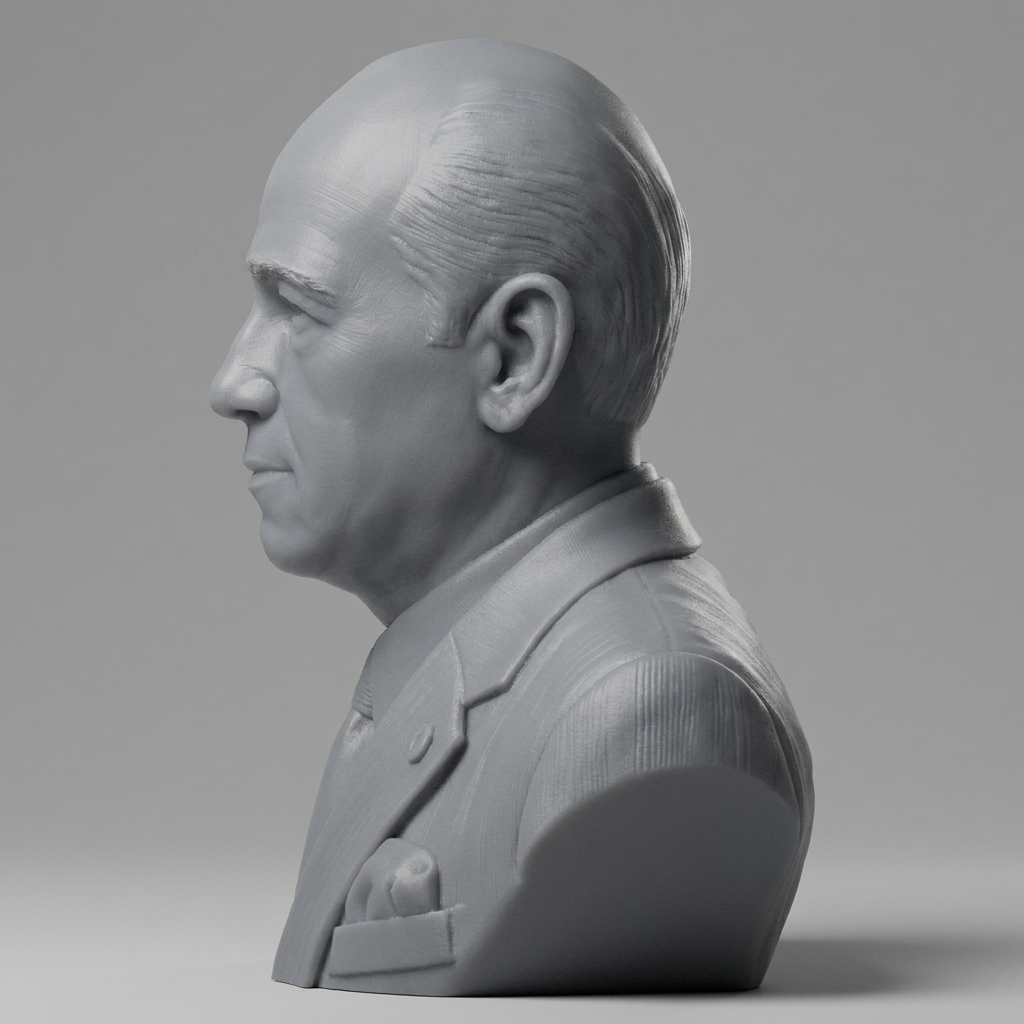 Lyndon B. Johnson Lbj Bust 3D Model