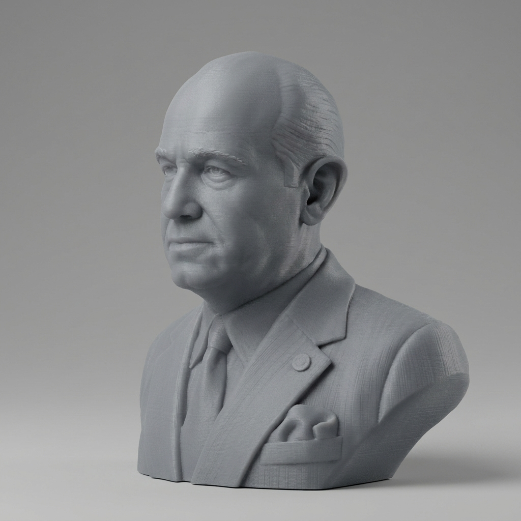 Lyndon B. Johnson Lbj Bust 3D Model
