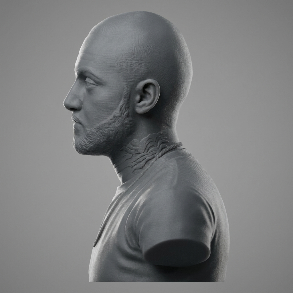 Mac Miller 3D Printable Bust 3D Model