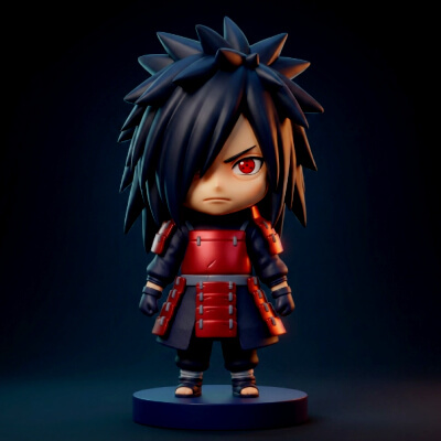 Madara Uchiha Chibi 3D Printable Figurine