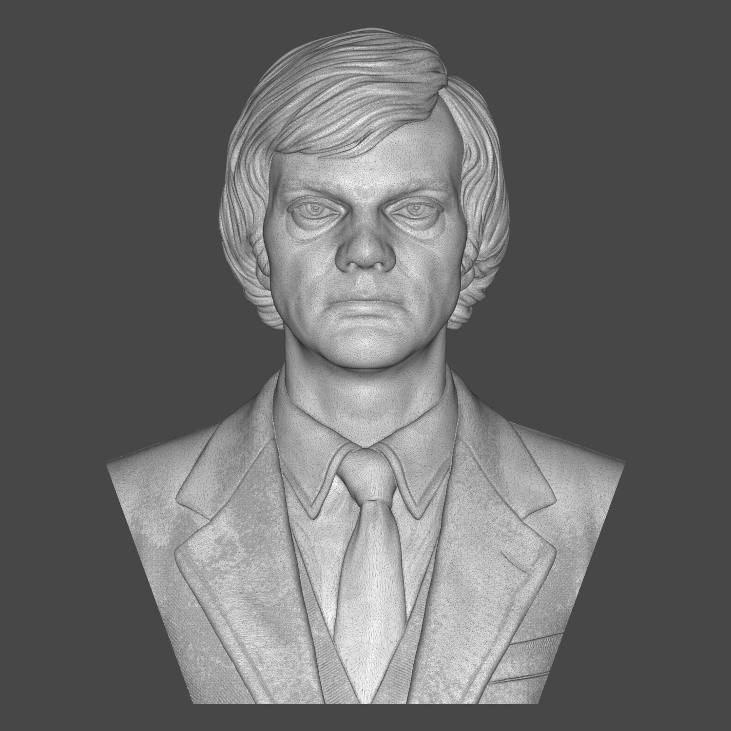 Malcolm McDowell A Clockwork Orange 3D Printable Bust 3D Model