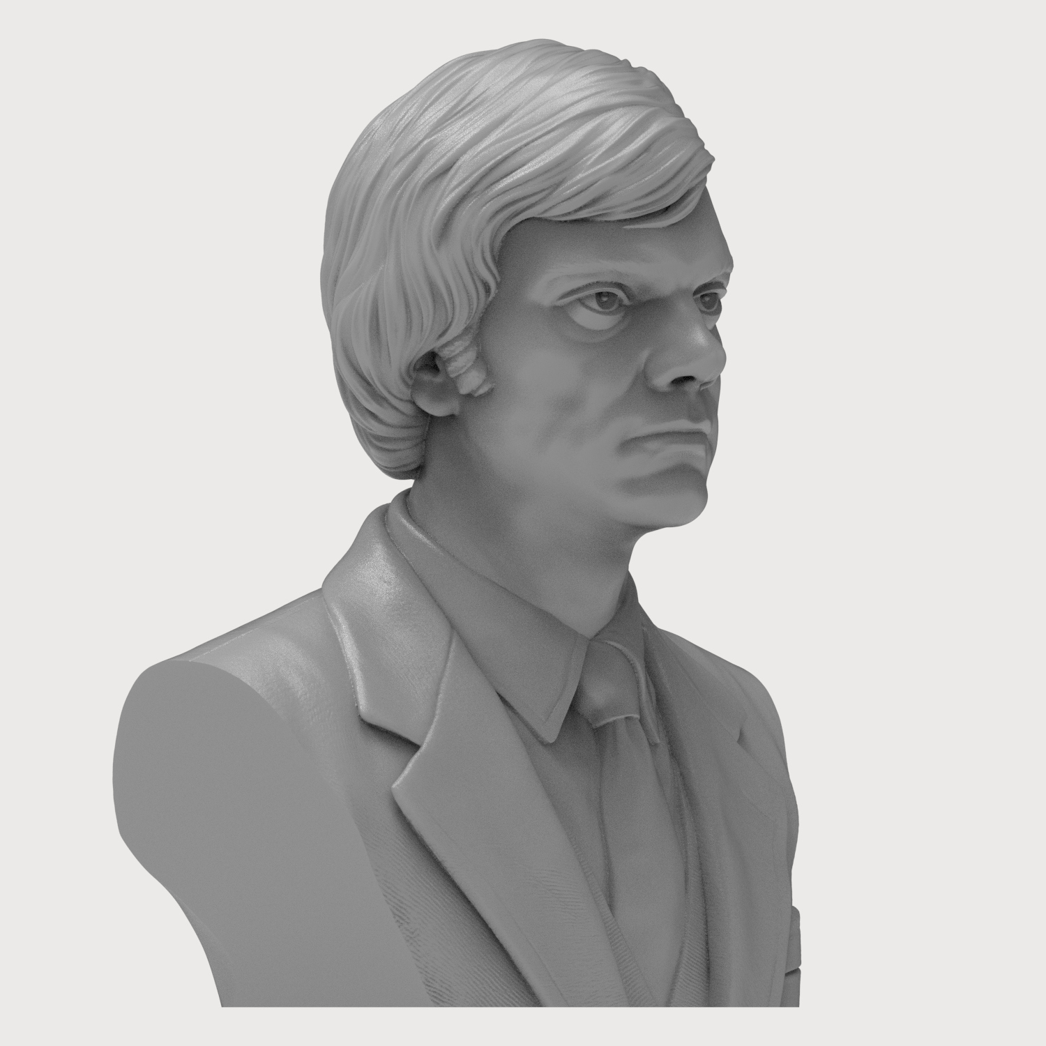 Malcolm McDowell A Clockwork Orange 3D Printable Bust 3D Model