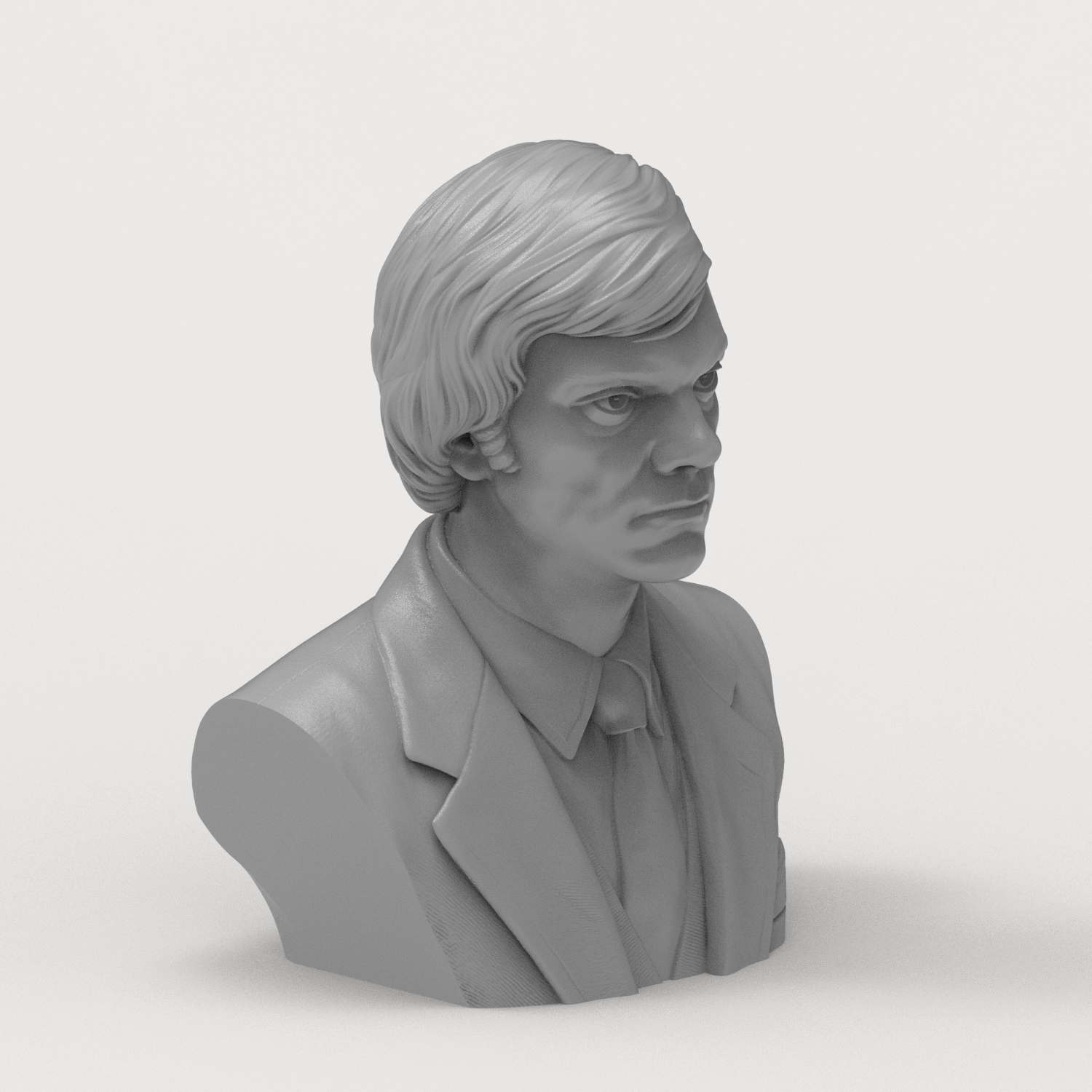 Malcolm McDowell A Clockwork Orange 3D Printable Bust 3D Model