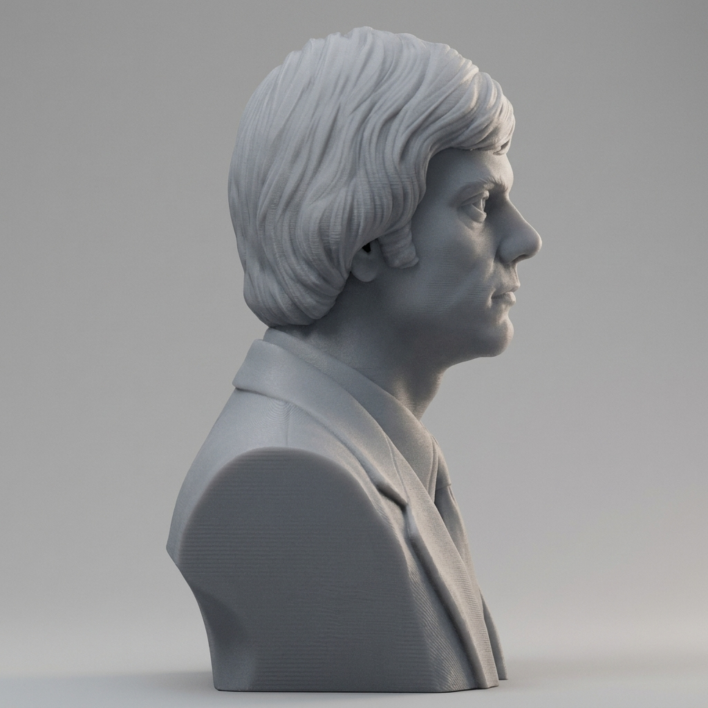 Malcolm McDowell A Clockwork Orange 3D Printable Bust 3D Model