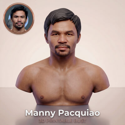Manny Pacquiao Boxing Legend Bust