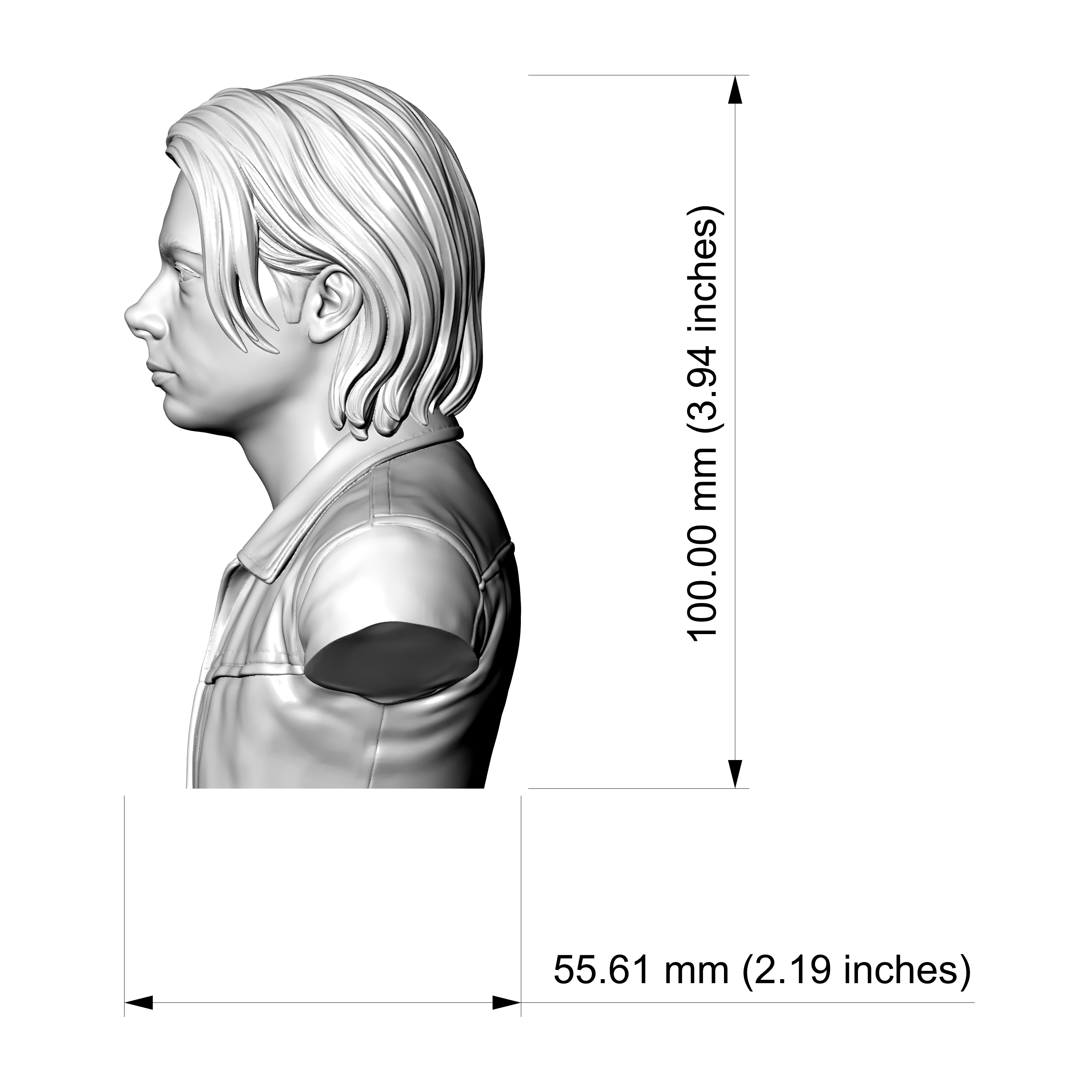 Manuel de Homem-Christo Daft Punk 3D Printable Bust 3D Model