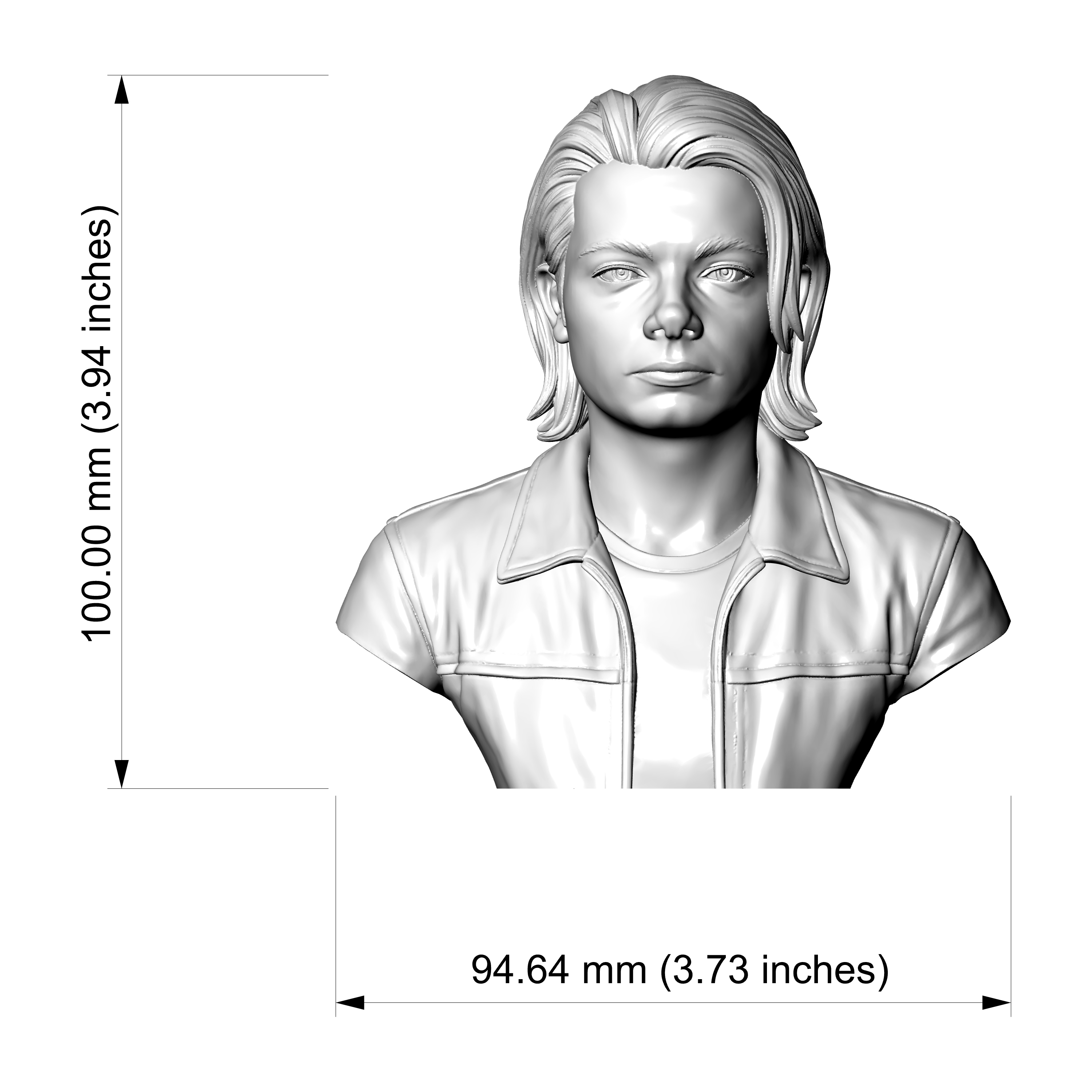 Manuel de Homem-Christo Daft Punk 3D Printable Bust 3D Model