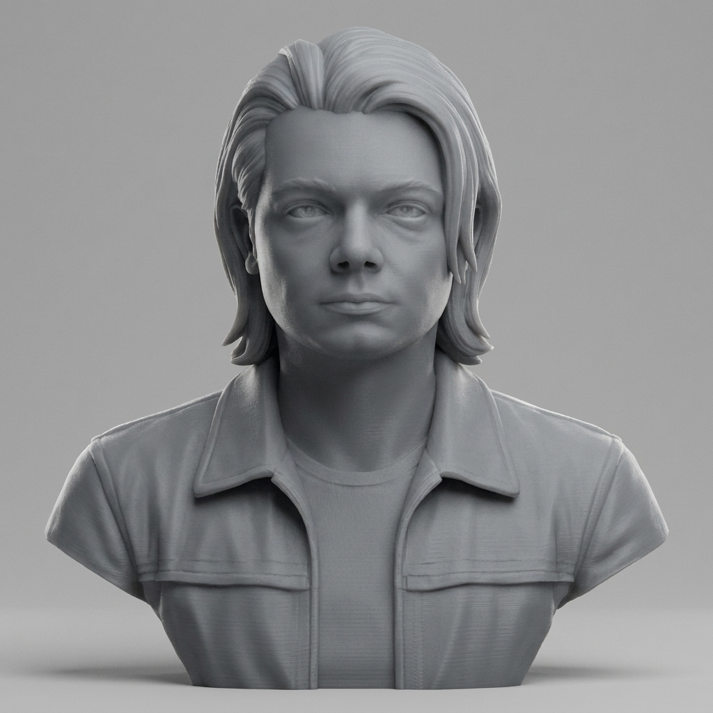 Manuel de Homem-Christo Daft Punk 3D Printable Bust 3D Model