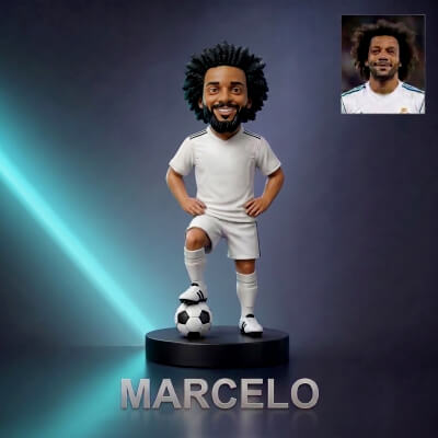 Marcelo Football Player Figurine 3d Print Model