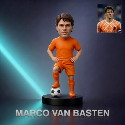 Marco Van Basten Footballer Figurine 3D Print Model