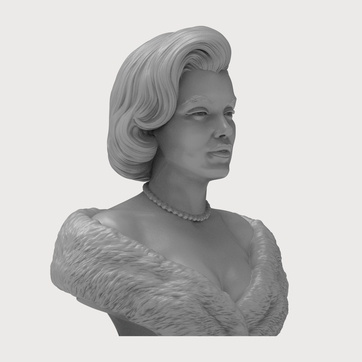 Marilyn Monroe Bust 3D Printable 3D Model