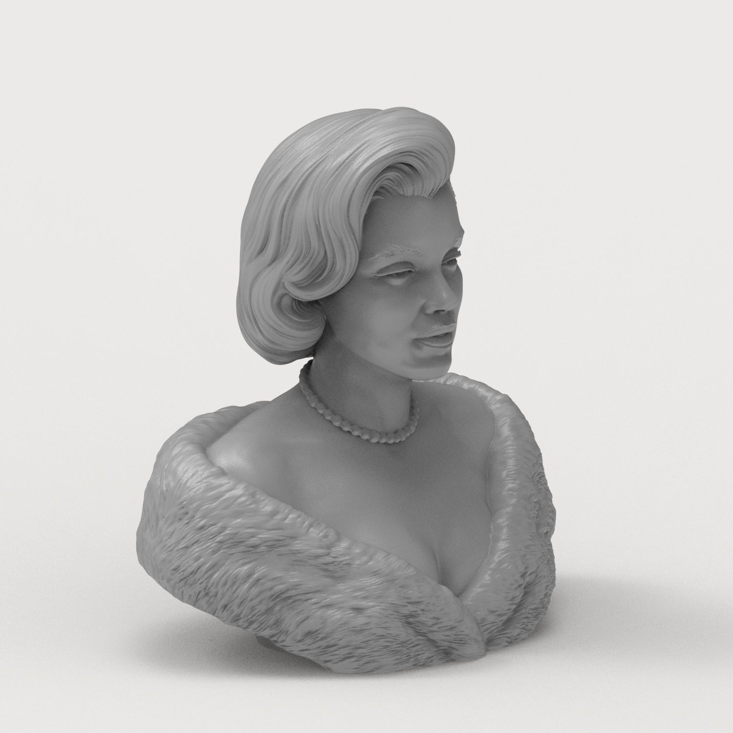 Marilyn Monroe Bust 3D Printable 3D Model