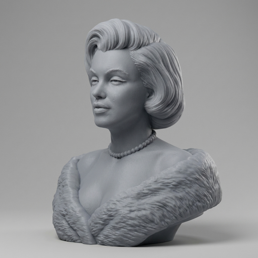 Marilyn Monroe Bust 3D Printable 3D Model