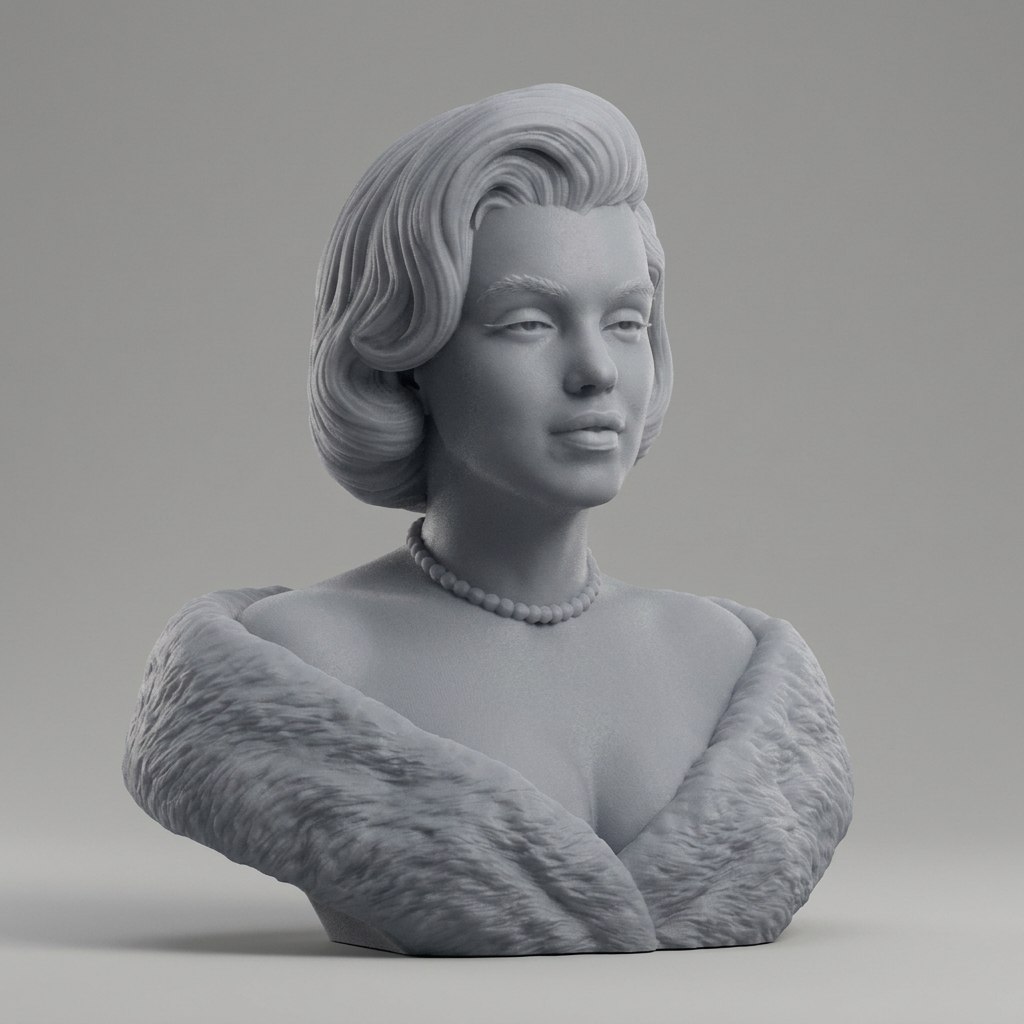 Marilyn Monroe Bust 3D Printable 3D Model