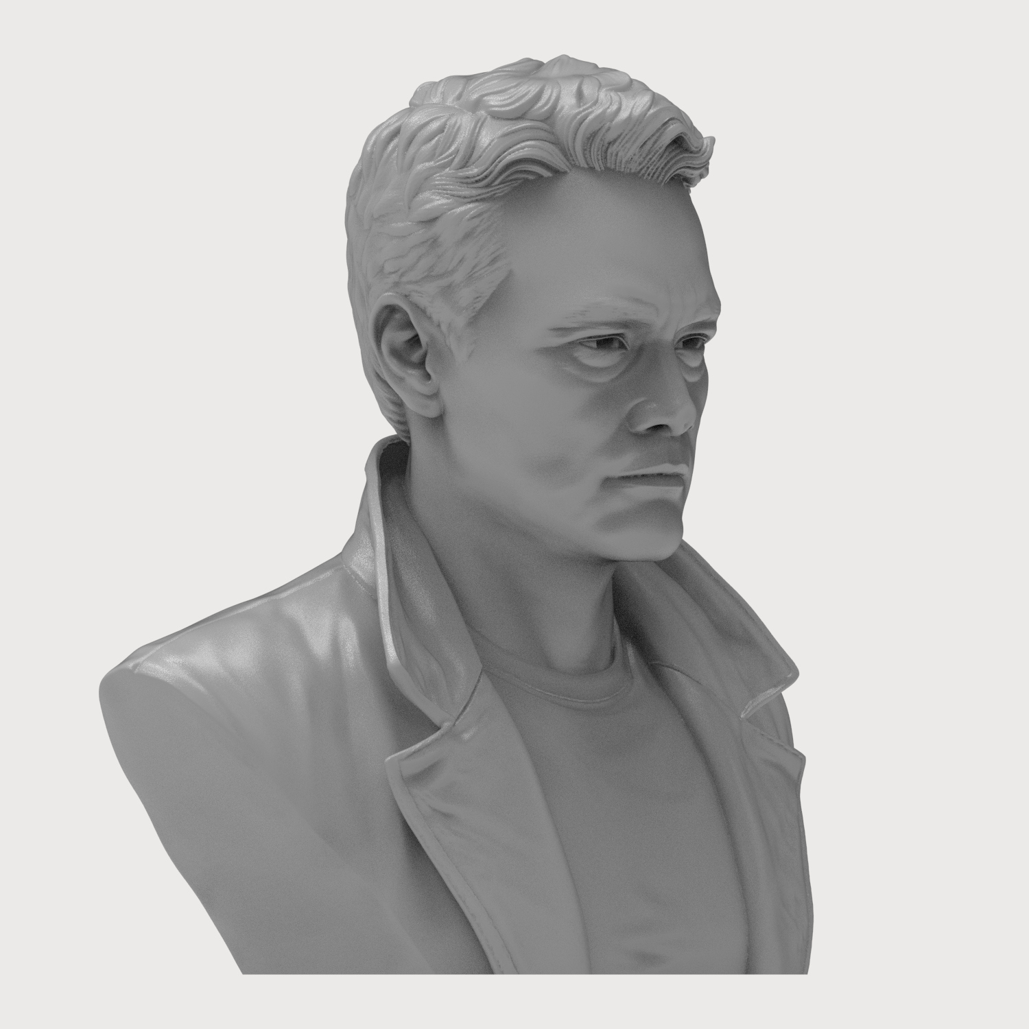 Mark Dacascos Bust 3D Print Model 3D Model