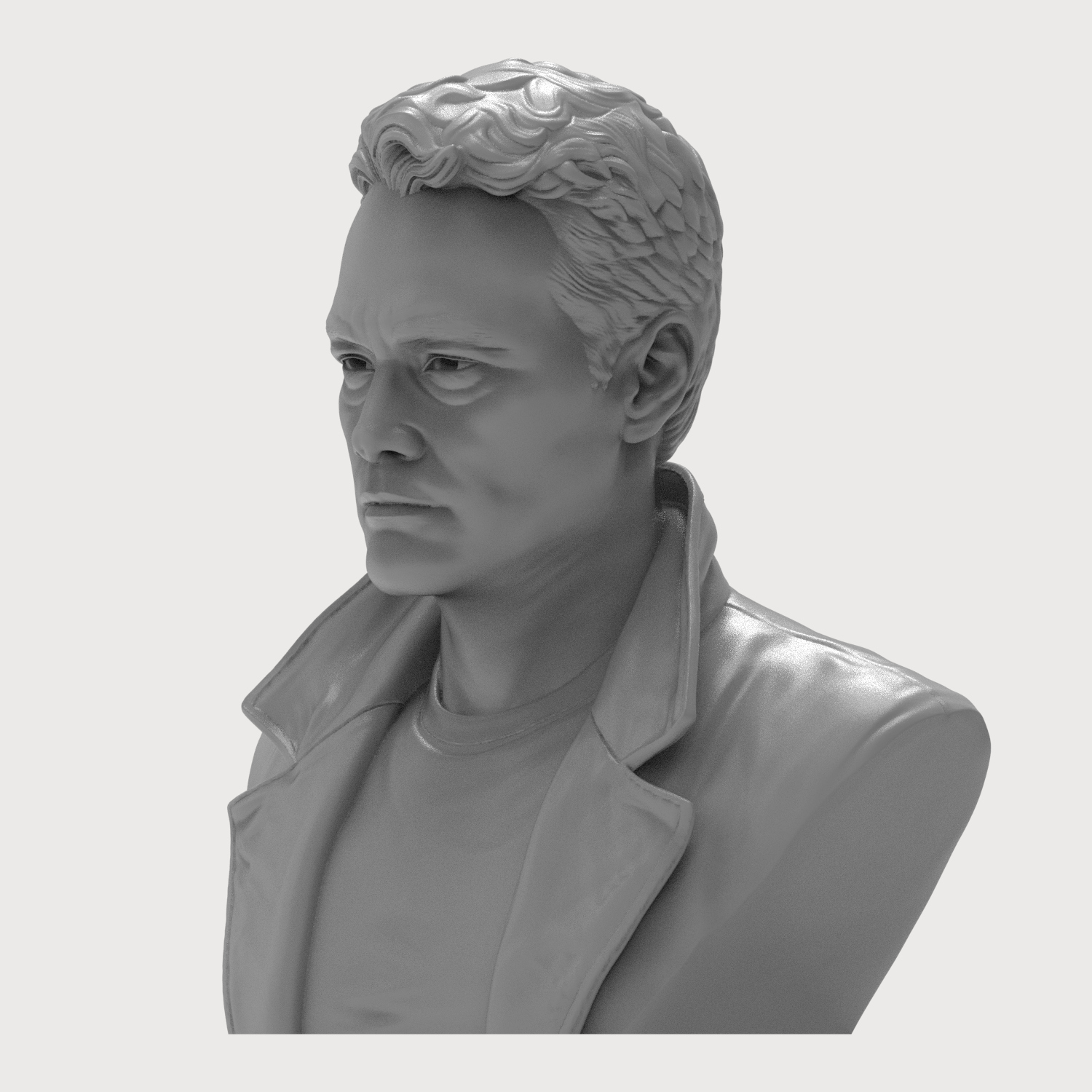 Mark Dacascos Bust 3D Print Model 3D Model