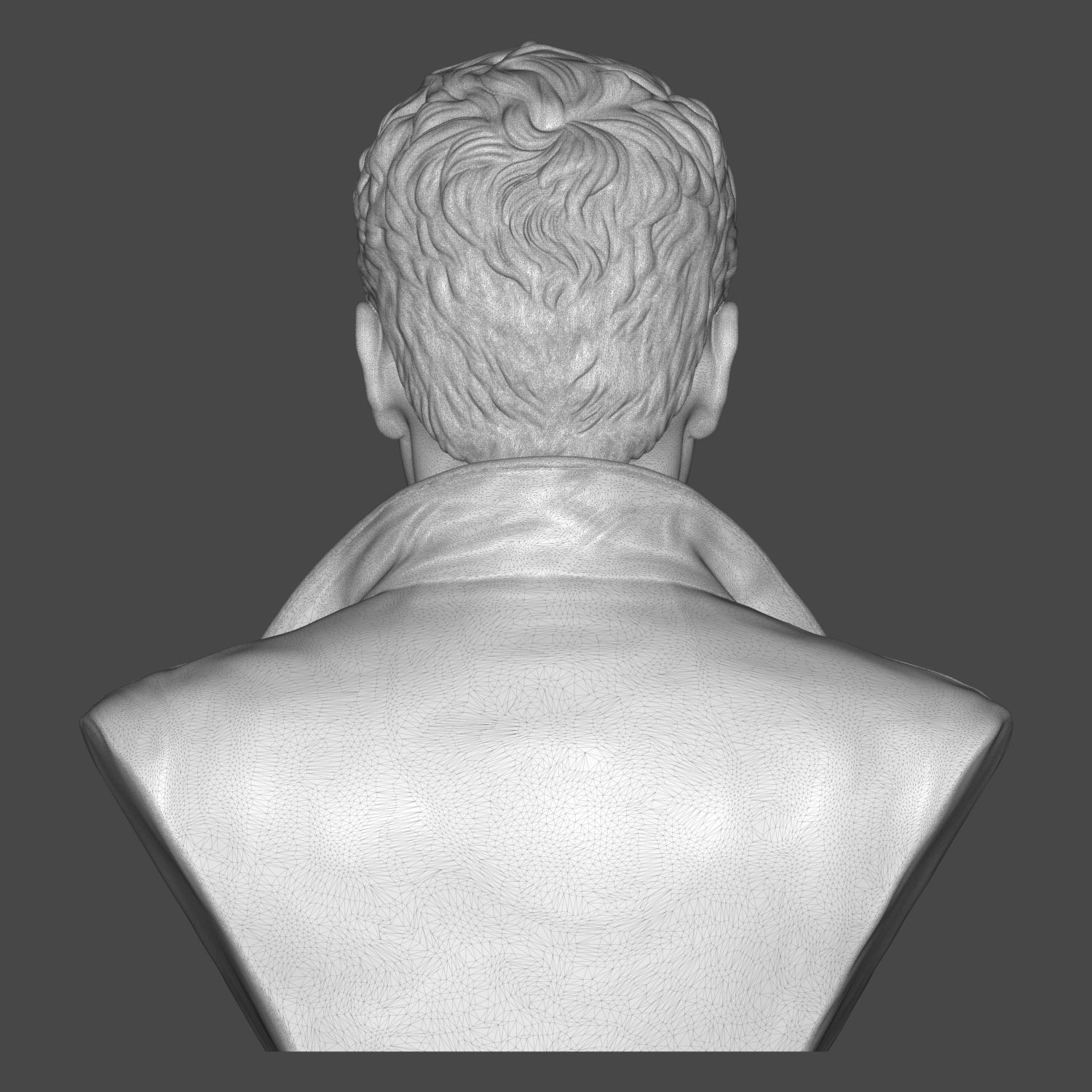 Mark Dacascos Bust 3D Print Model 3D Model