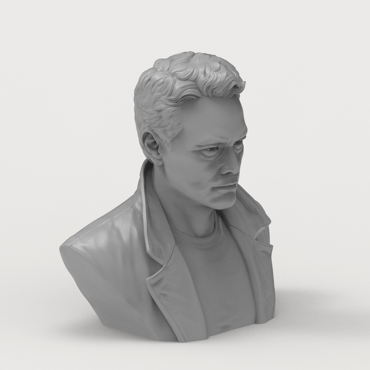 Mark Dacascos Bust 3D Print Model 3D Model