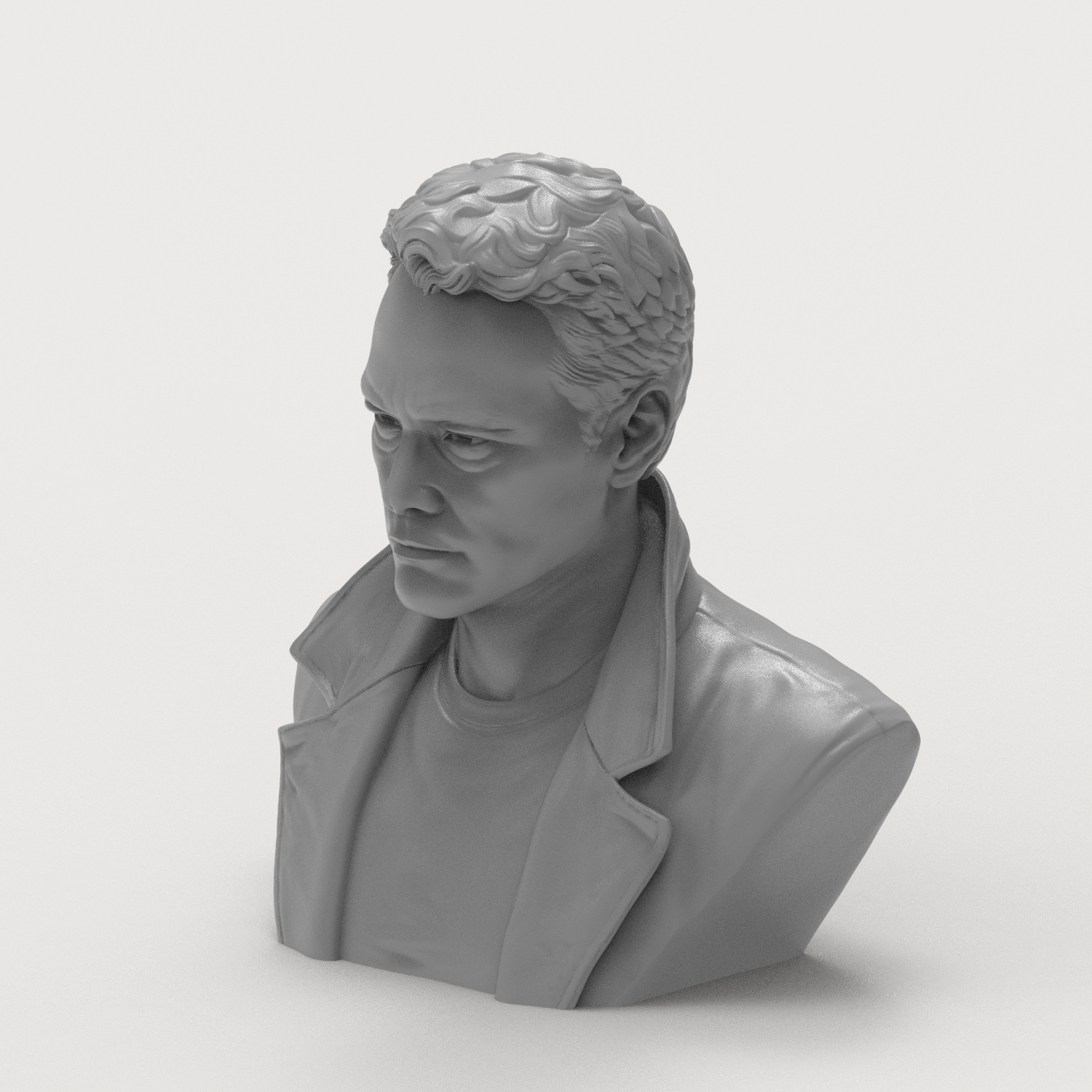 Mark Dacascos Bust 3D Print Model 3D Model