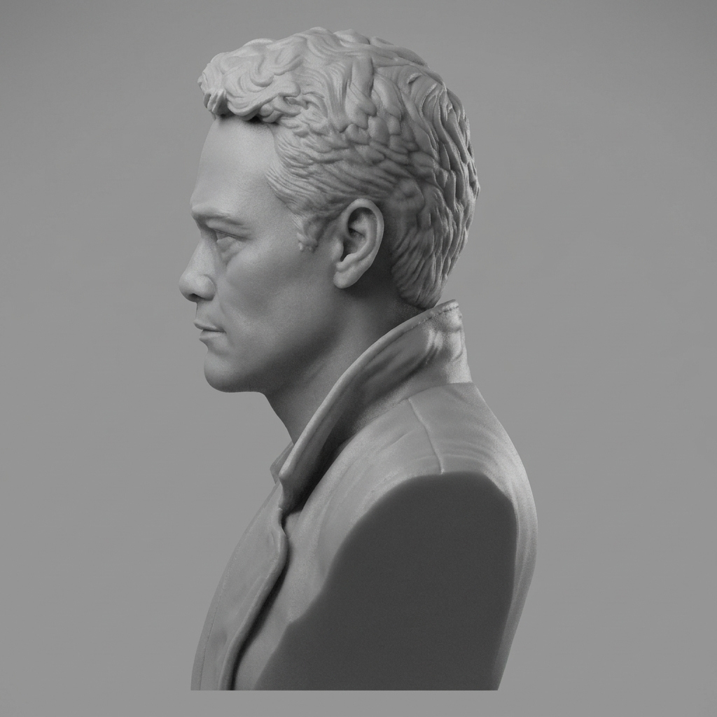 Mark Dacascos Bust 3D Print Model 3D Model