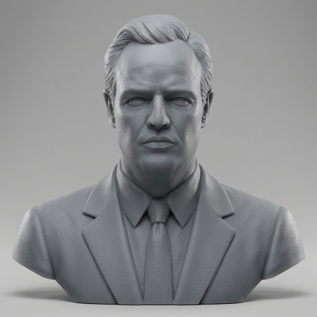 Marlon Brando Bust 3D Model