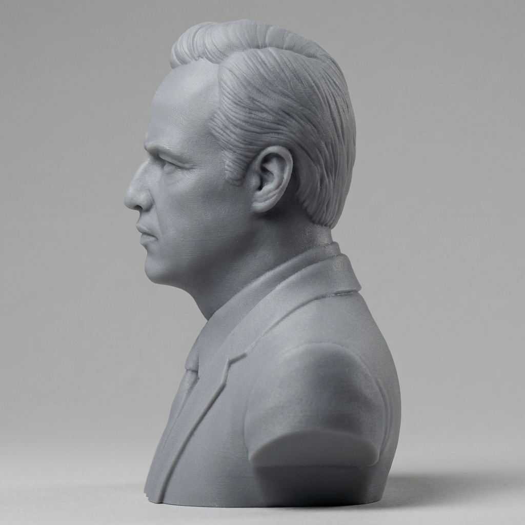 Marlon Brando Bust 3D Model