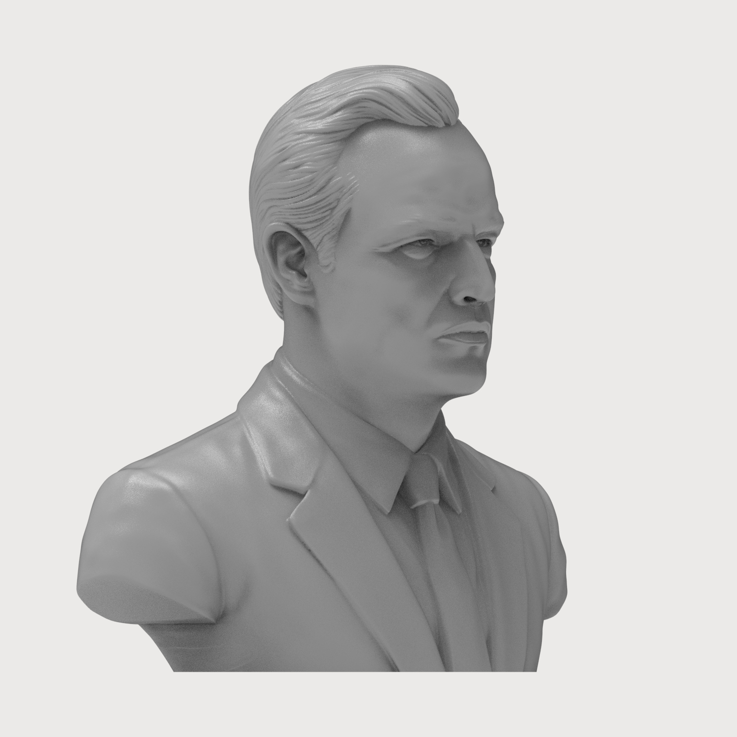 Marlon Brando Bust 3D Model