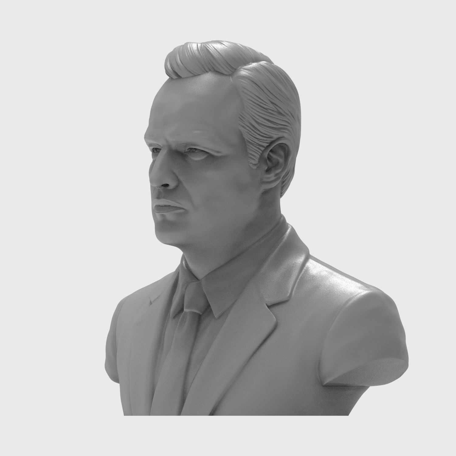 Marlon Brando Bust 3D Model