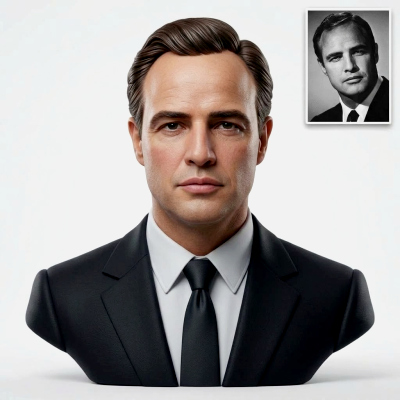Marlon Brando Bust