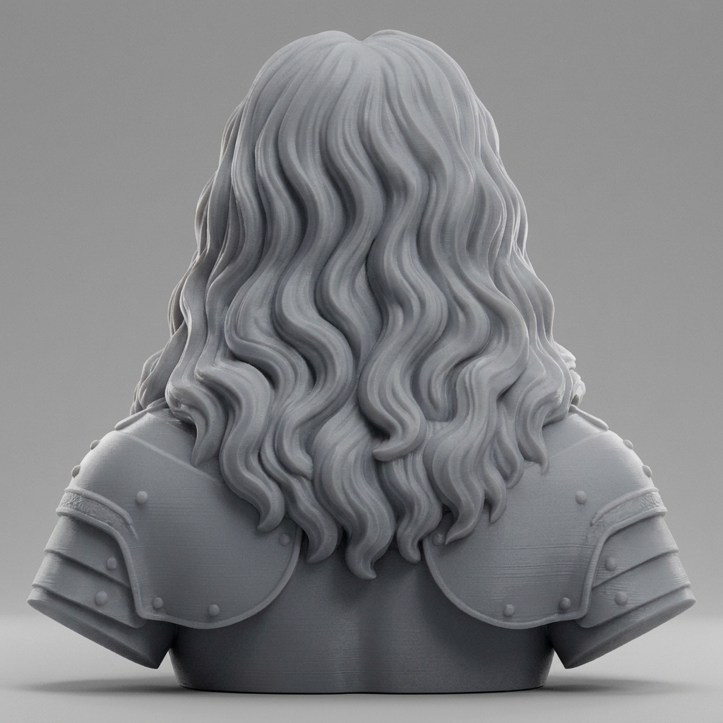 Marshal Turenne Henri de la Tour dAuvergne Historical Bust 3D Model