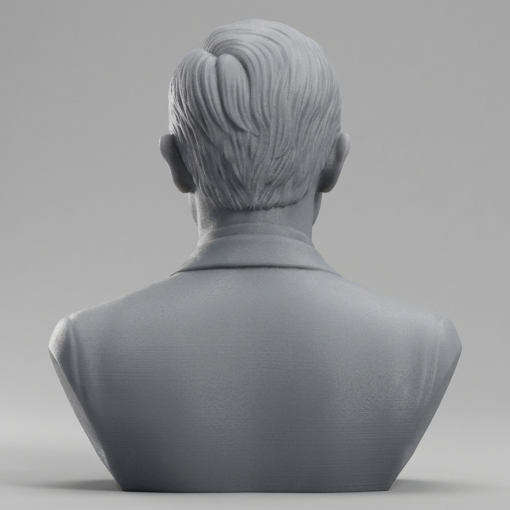 Martin Freeman as Dr. John Watson Actor Bust 3D Model